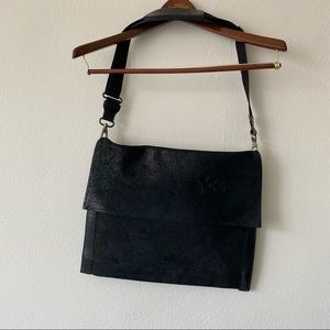 Y-3 Yohji Yamamoto leather portfolio bag